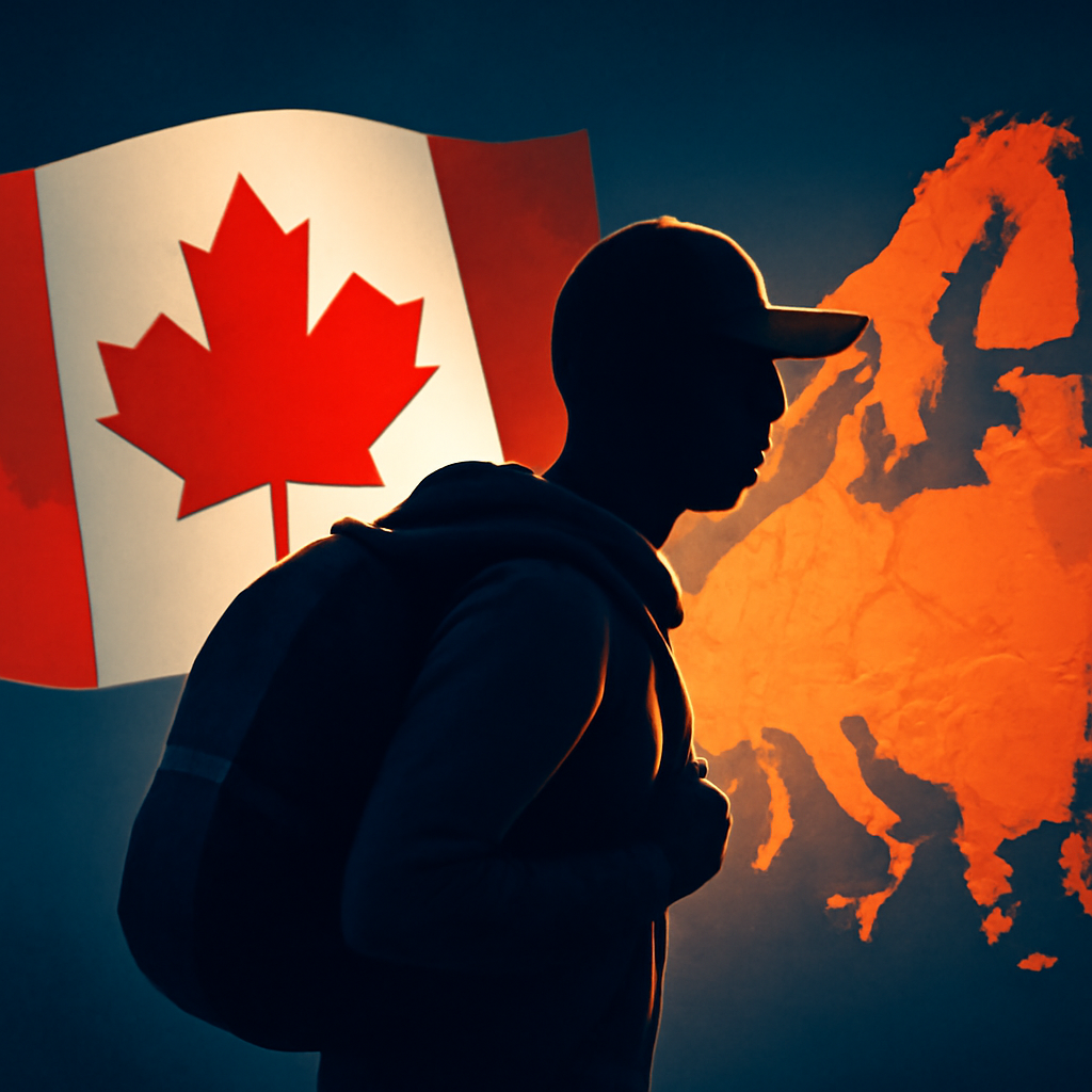 AI-generated editorial illustration for: Many Canadians are boycotting the US, so this is where they're travelling instead