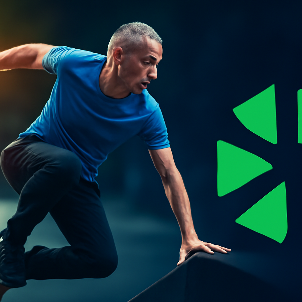 AI-generated editorial illustration for: How is parkour helping these seniors avoid injuries?
