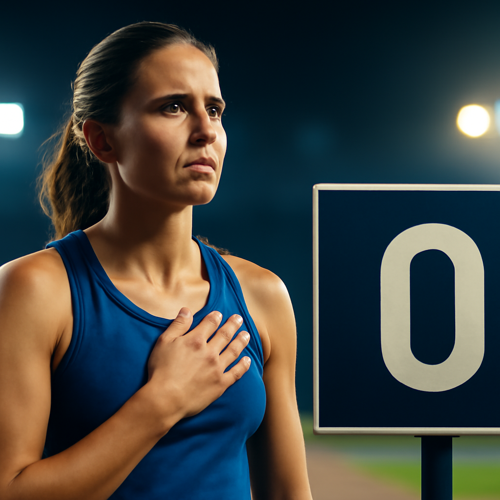 AI-generated editorial illustration for: “No me gustan nada los 400m”: Paula Sevilla se sincera en la noche de los prodigios de Birmingham