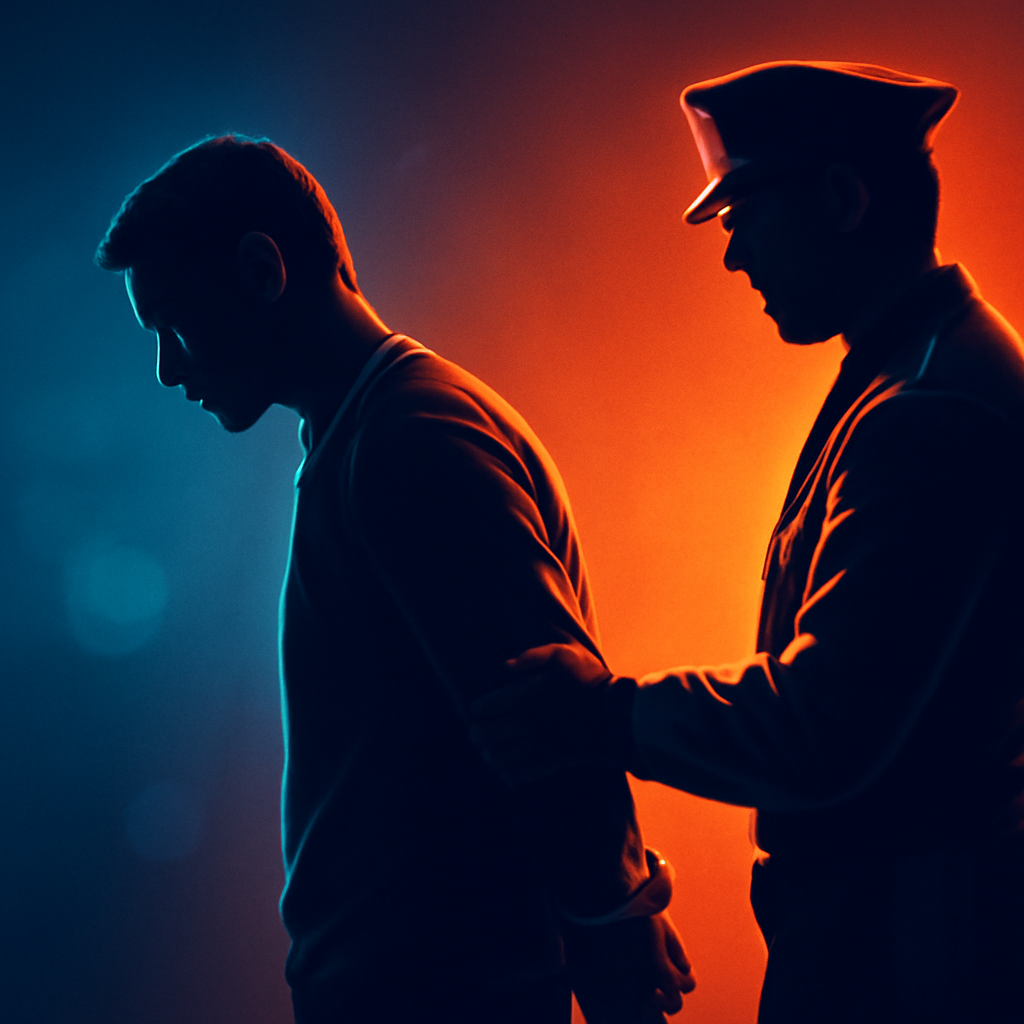 AI-generated editorial illustration for: Morocco detains dozens of migrants trying to enter Spanish North African exclave Ceuta