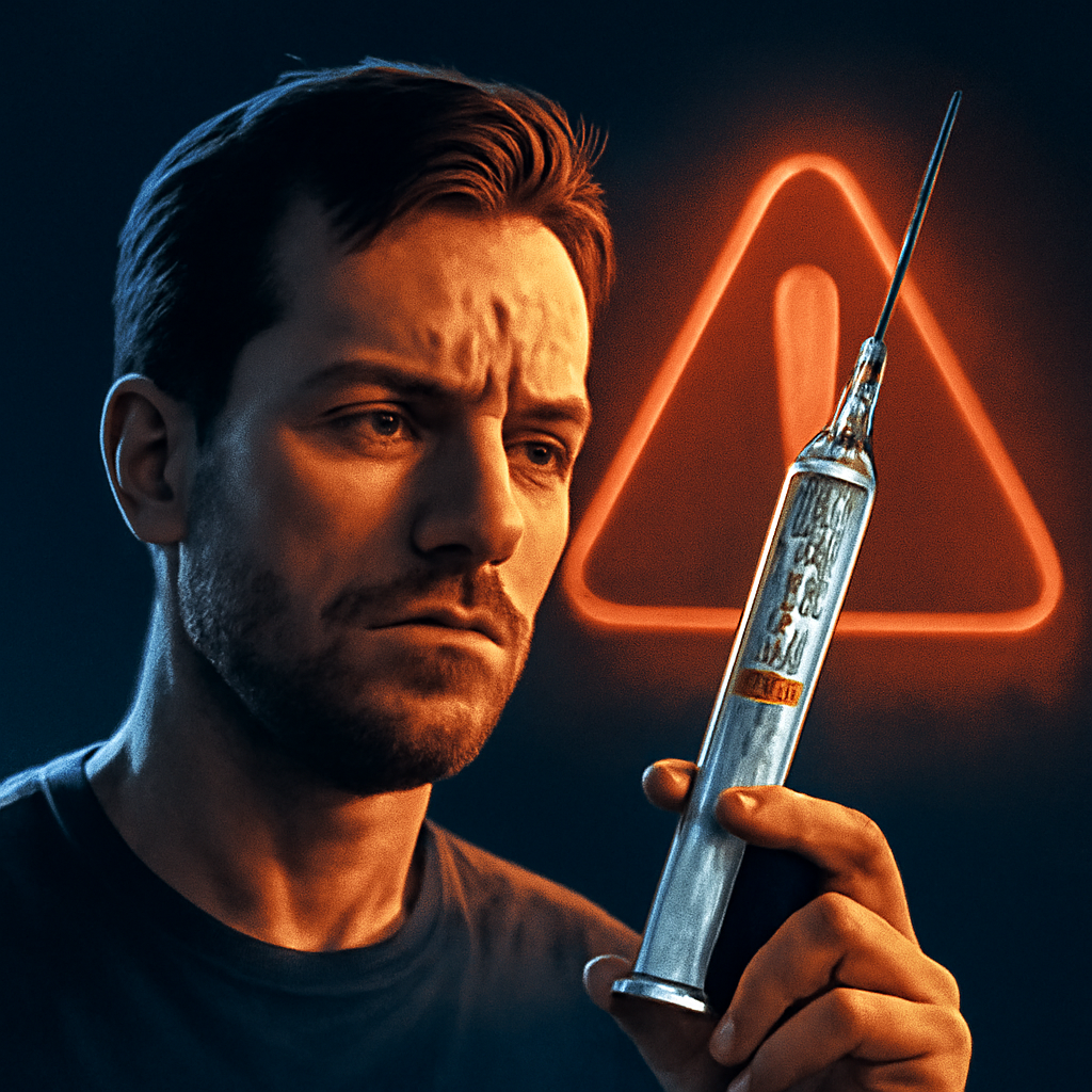 AI-generated editorial illustration for: What's driving men to get penis fillers, despite the risks?