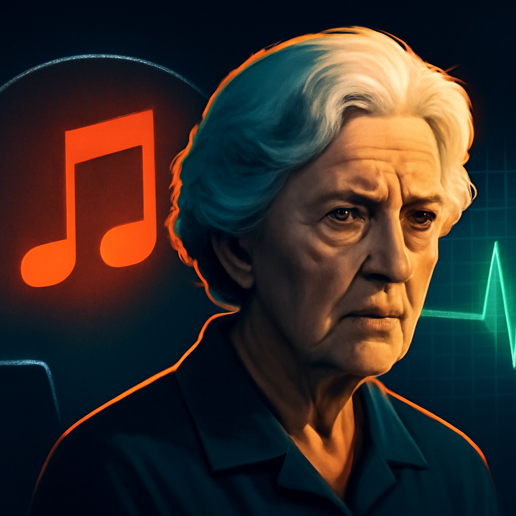 AI-generated editorial illustration for: Menopause and music: pioneer women's health doctor dies at 94