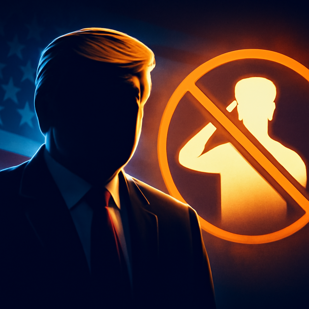 AI-generated editorial illustration for: Trump says US will scale back military drills with South Korea