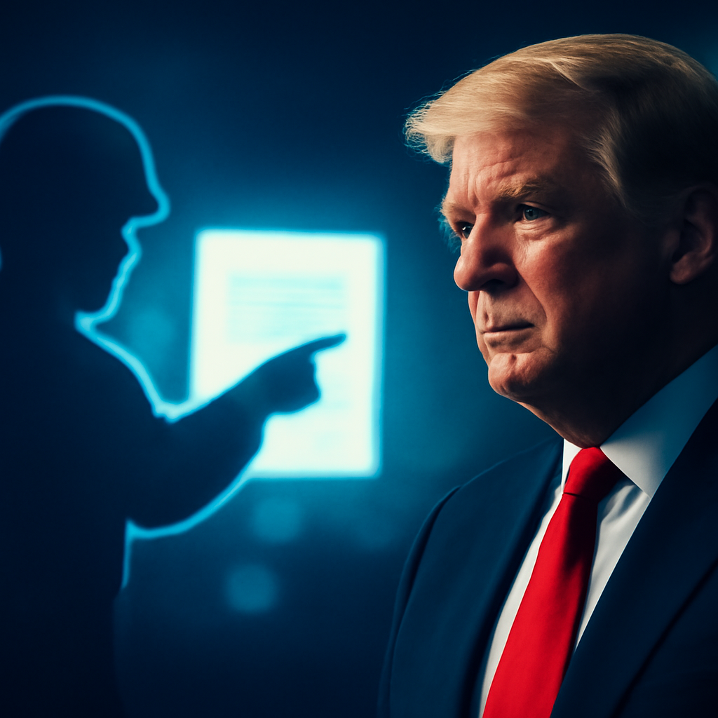 AI-generated editorial illustration for: Donald Trump va réduire "considérablement" les exercices militaires conjoints avec la Corée du Sud