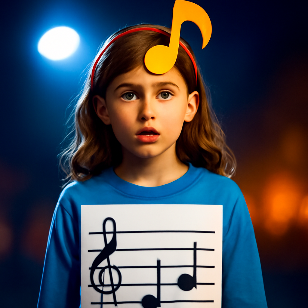 AI-generated editorial illustration for: Stress-free Book Week costumes with a musical twist