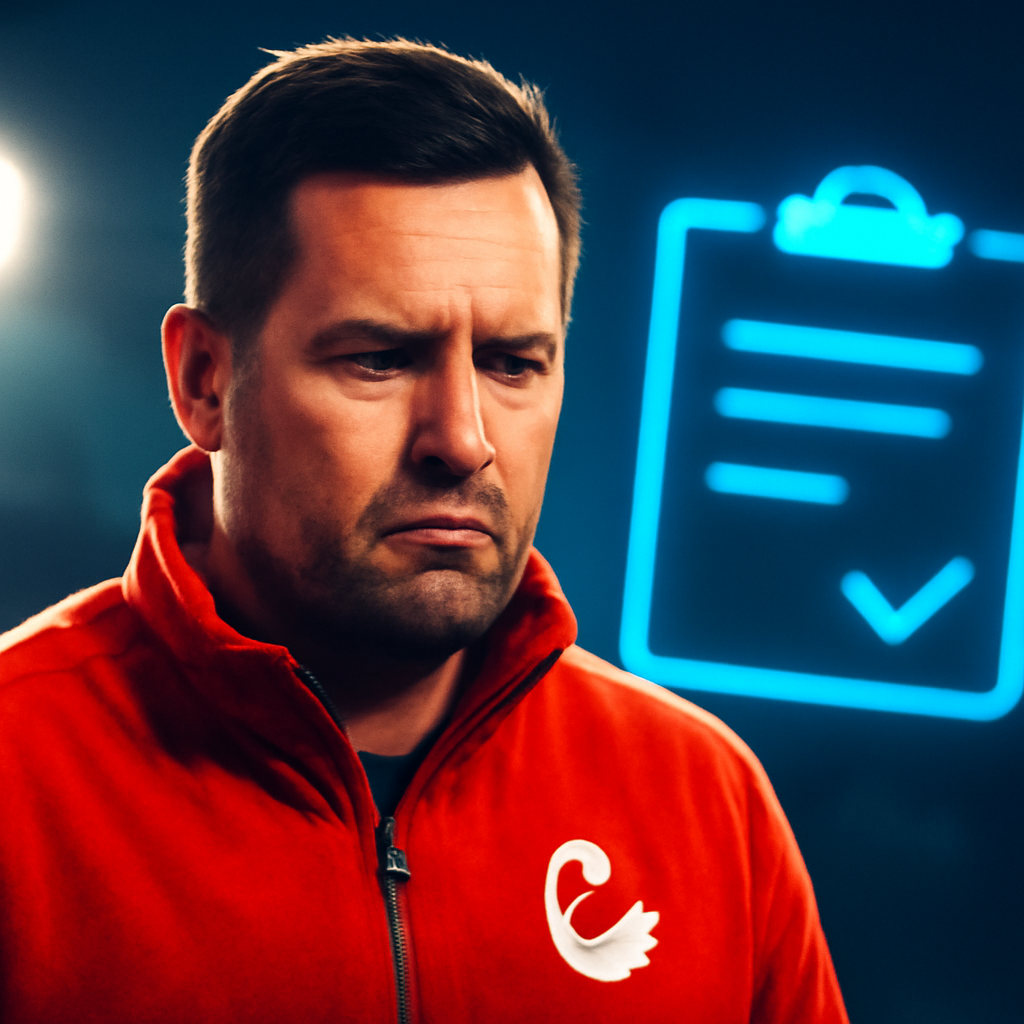 AI-generated editorial illustration for: Swans coach 'disappointed' over Melbourne incident