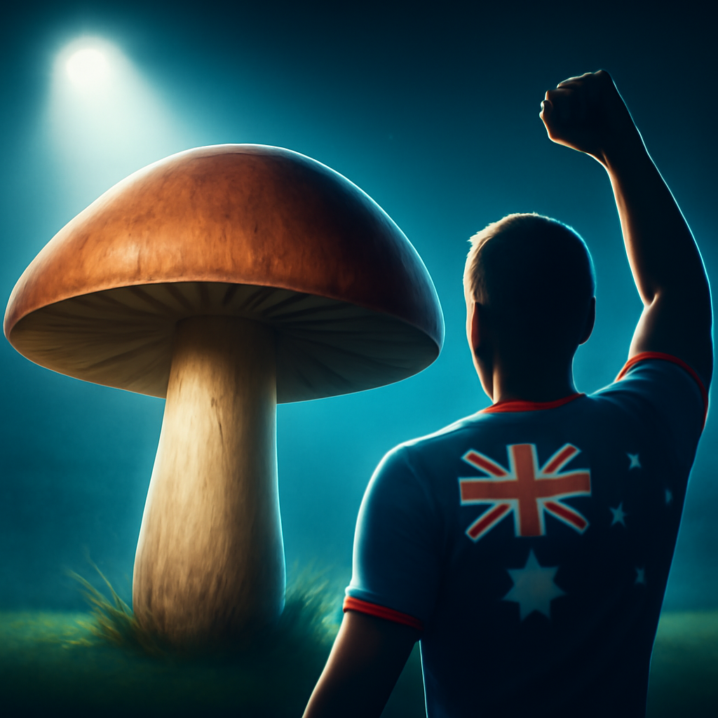 AI-generated editorial illustration for: Fungi fans celebrate its recognition as nature's third living kingdom