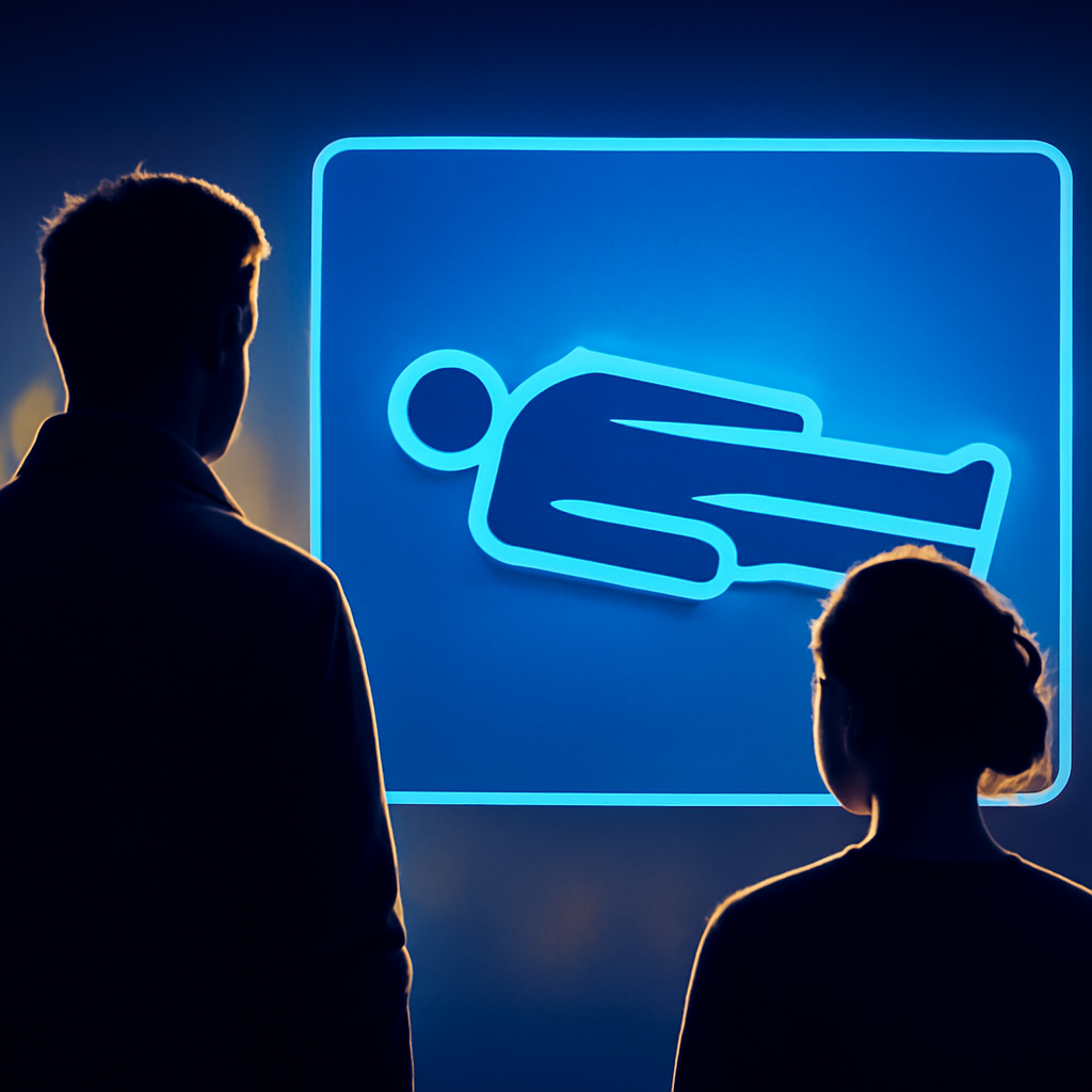 AI-generated editorial illustration for: Man and woman charged with murder after human remains found south of Brisbane