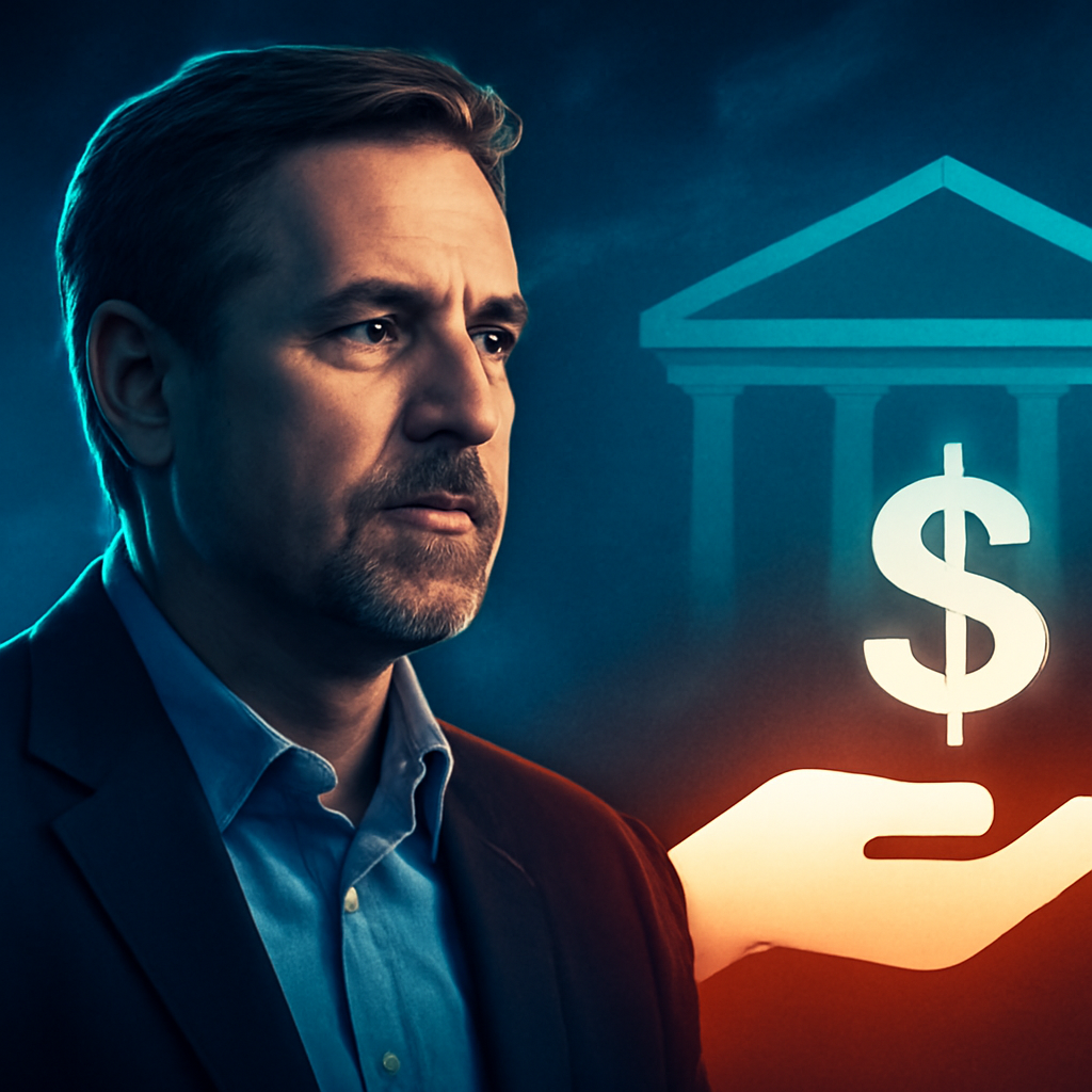 AI-generated editorial illustration for: Instead of selling, business owner donates company to trust for charity