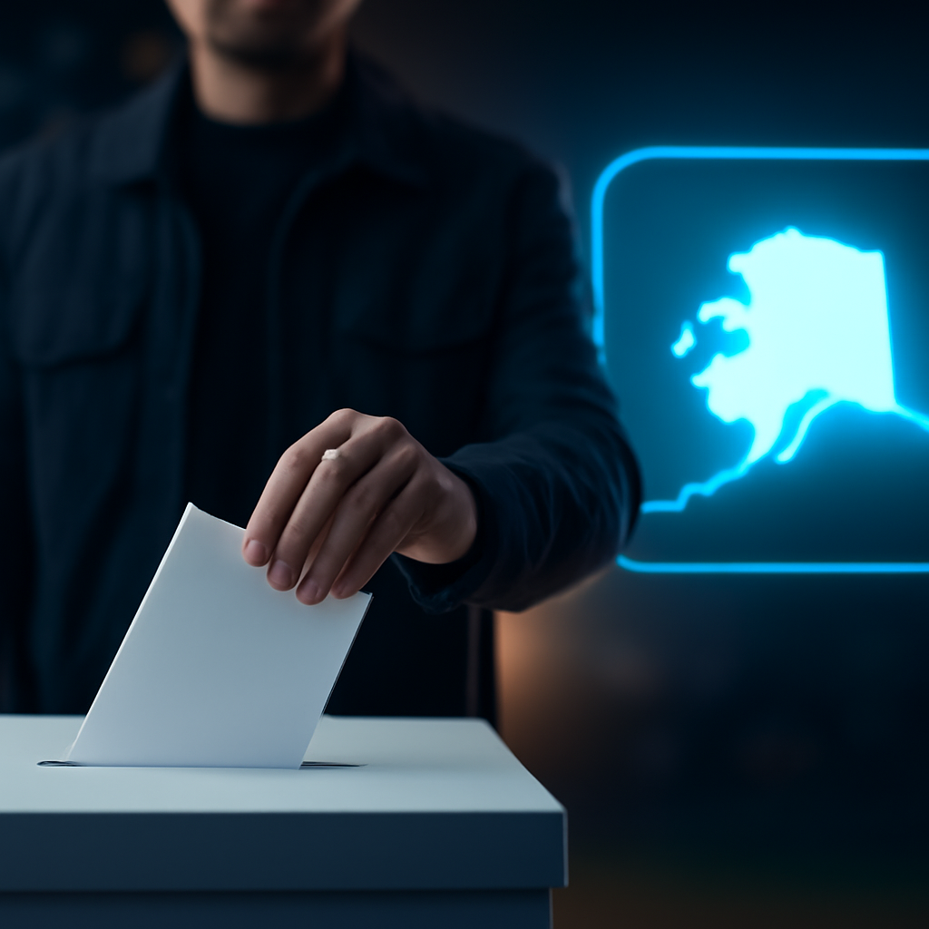 AI-generated editorial illustration for: Live Results: Alaska midterm primaries