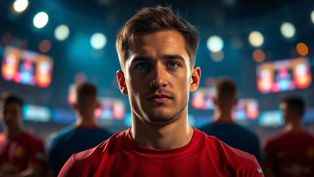 AI-generated editorial illustration for: Socceroos celebrate migrant roots and address anti-immigration sentiment before World Cup – video