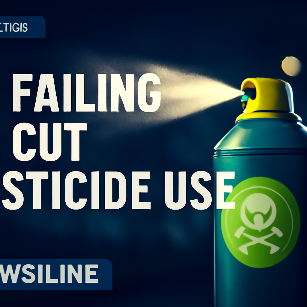 AI-generated editorial illustration for: The EU is failing to cut pesticide use