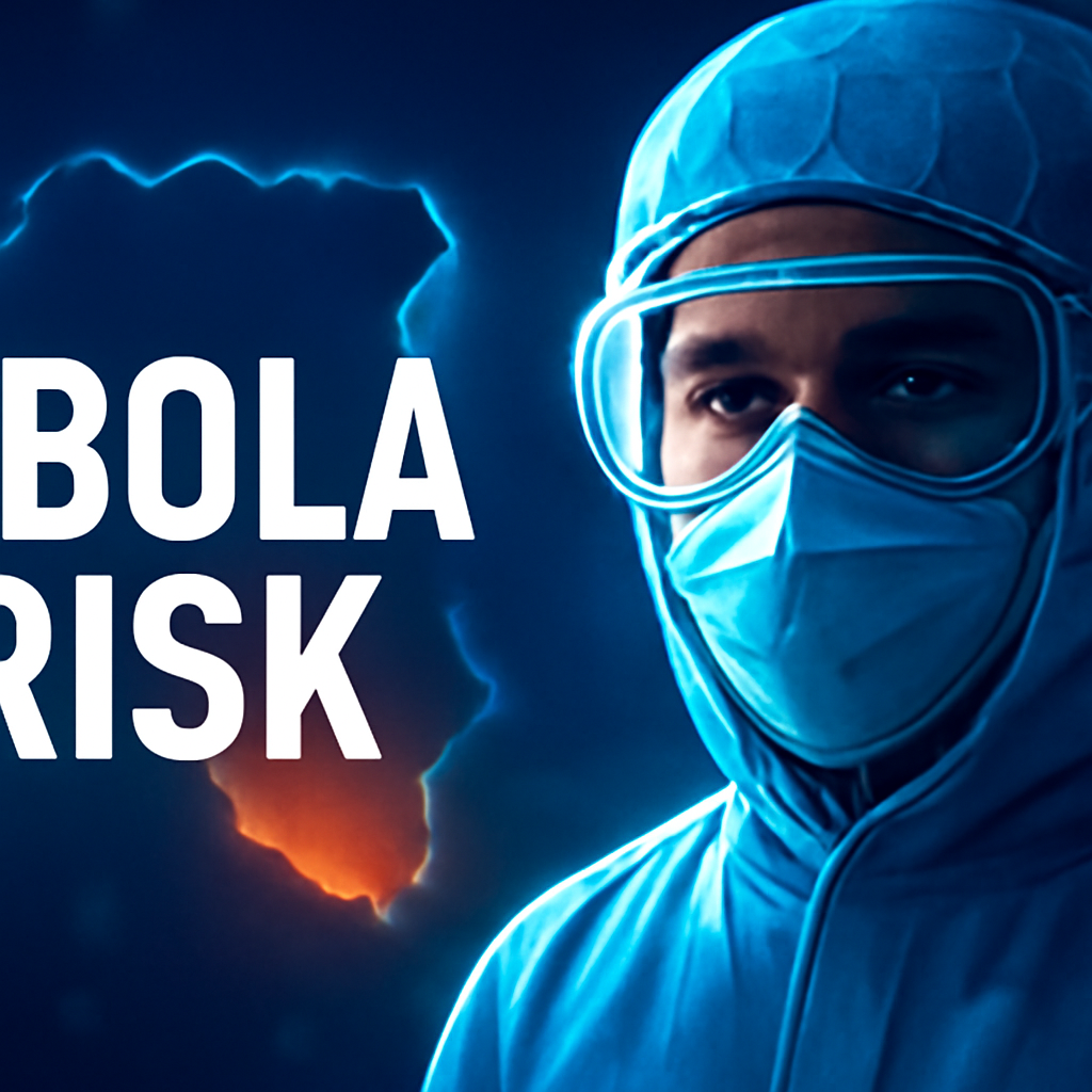 AI-generated editorial illustration for: Ebola risk is high inside DR Congo but it’s no pandemic emergency: WHO