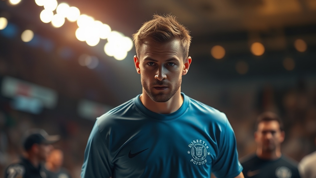 AI-generated editorial illustration for: Kane's hat trick seals Bayern Munich's 21st German Cup win