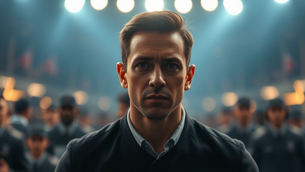 AI-generated editorial illustration for: El Girona y el Mallorca descienden a Segunda División