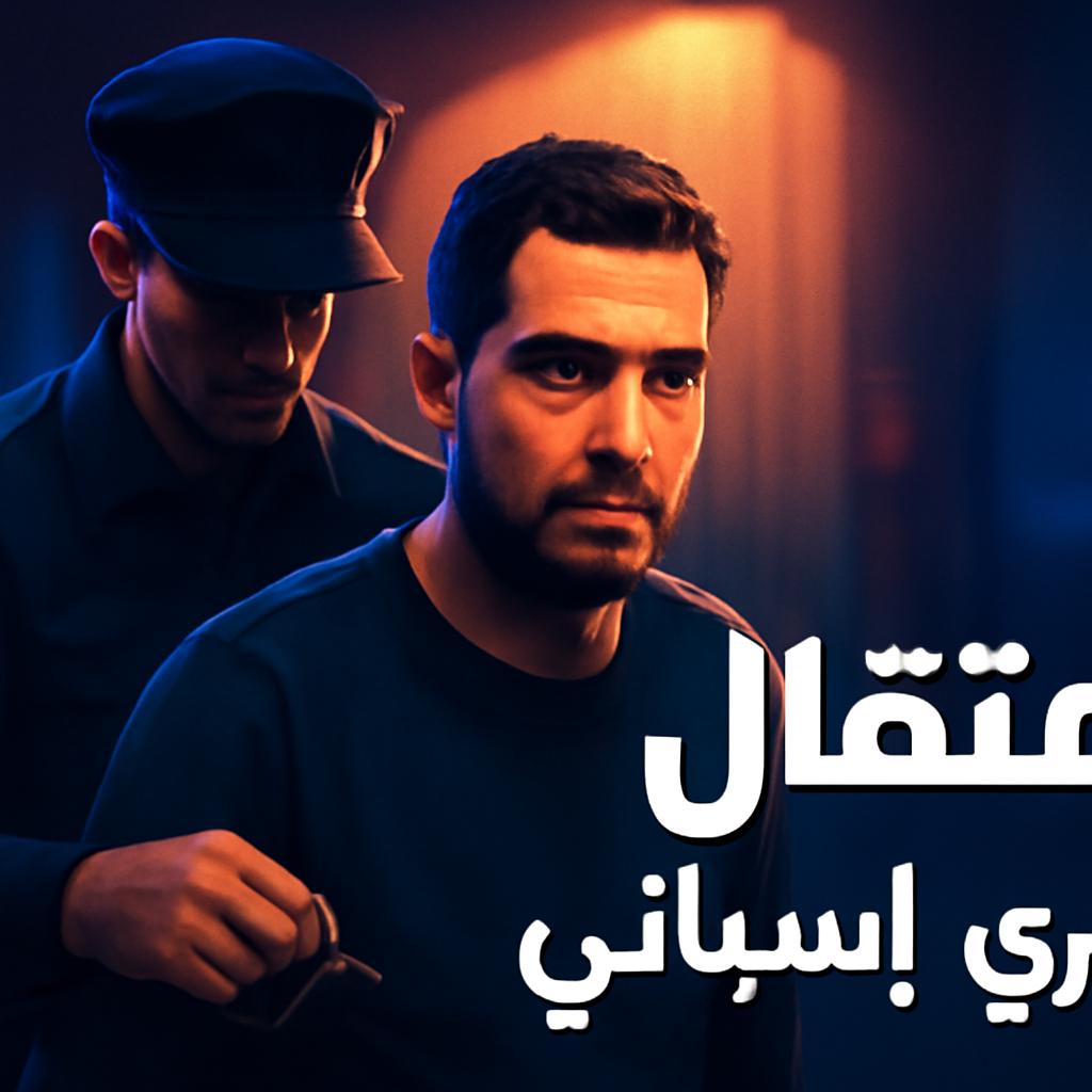 AI-generated editorial illustration for: اعتقال نجل مالك "مانغو" للأزياء العالمية للاشتباه في قتل والده أحد كبار أغنياء إسبانيا