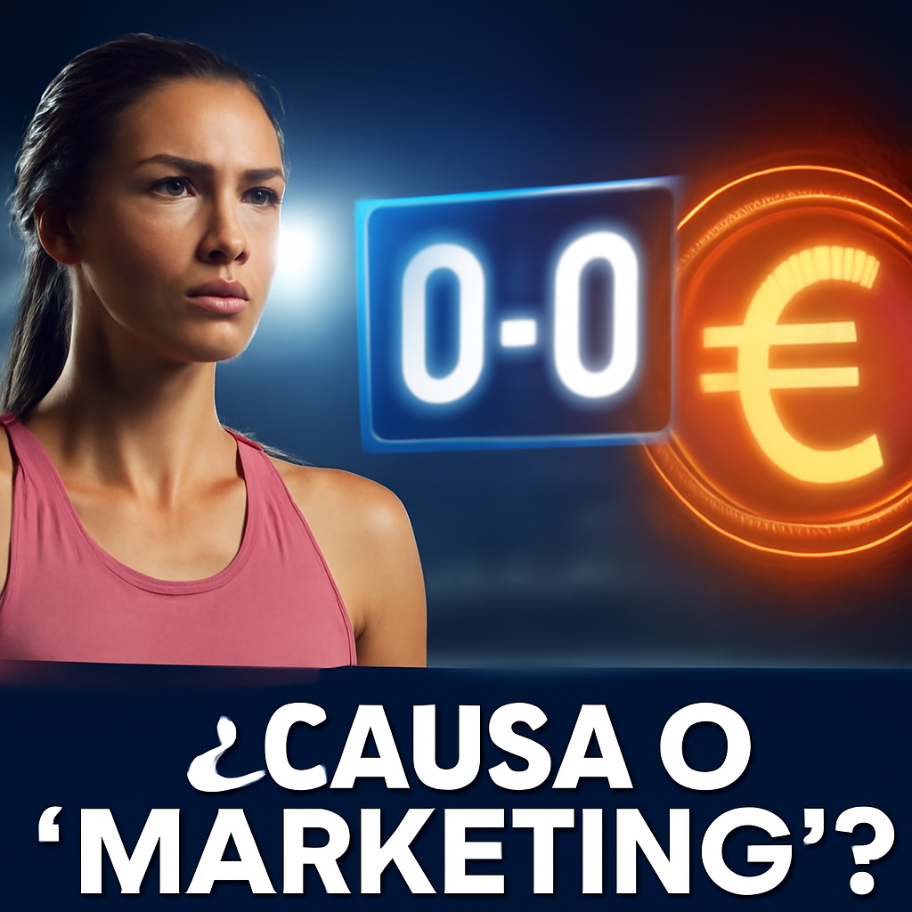 AI-generated editorial illustration for: ¿Causa o ‘marketing’? Críticas a la Carrera de la Mujer por el dinero real que destina a la lucha contra el cáncer de mama