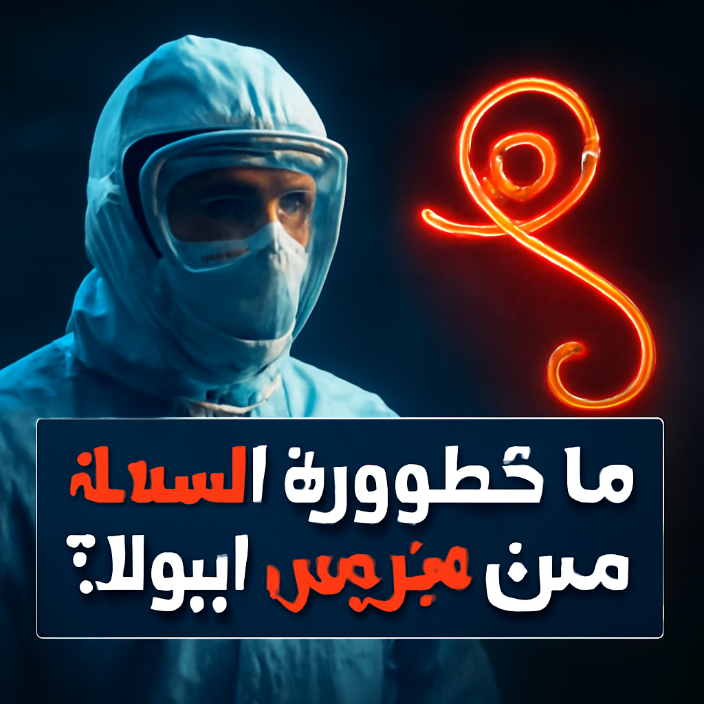 AI-generated editorial illustration for: ما خطورة السلالة الجديدة من فيروس إيبولا؟