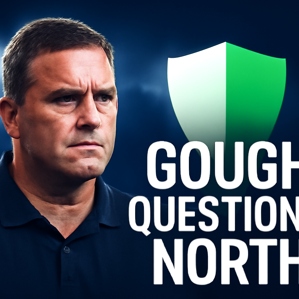 AI-generated editorial illustration for: Gough questions England's appointment of North