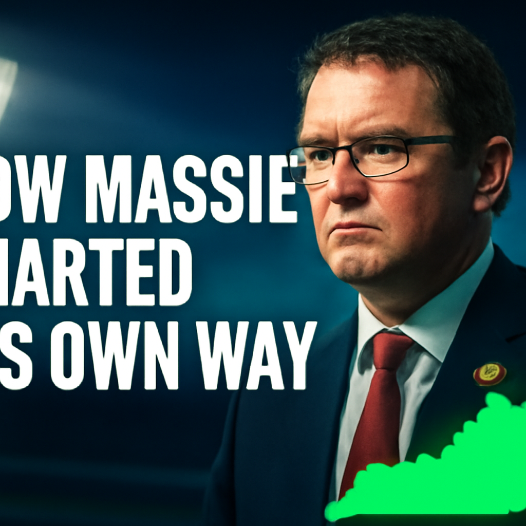 AI-generated editorial illustration for: How Kentucky Rep. Thomas Massie, toppled by Trump, charted his own way