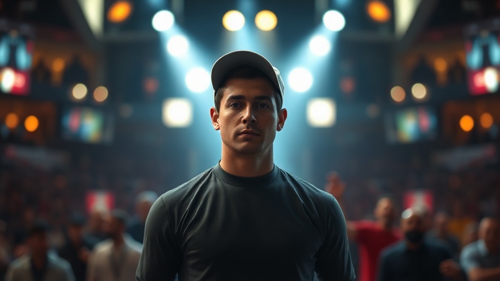 AI-generated editorial illustration for: Merino the unlikely hero again - as Spain wait for Lamine Yamal show