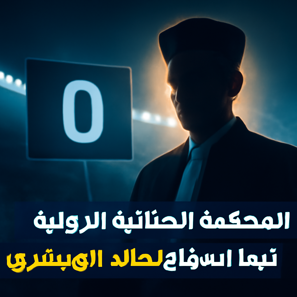 AI-generated editorial illustration for: الجنائية الدولية تبدأ جلسات استماع لخالد الهيشري مدير سجن ليبي متهم بالتعذيب