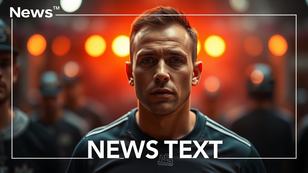 AI-generated editorial illustration for: Argentina stars hold up Falklands banner after World Cup win over England