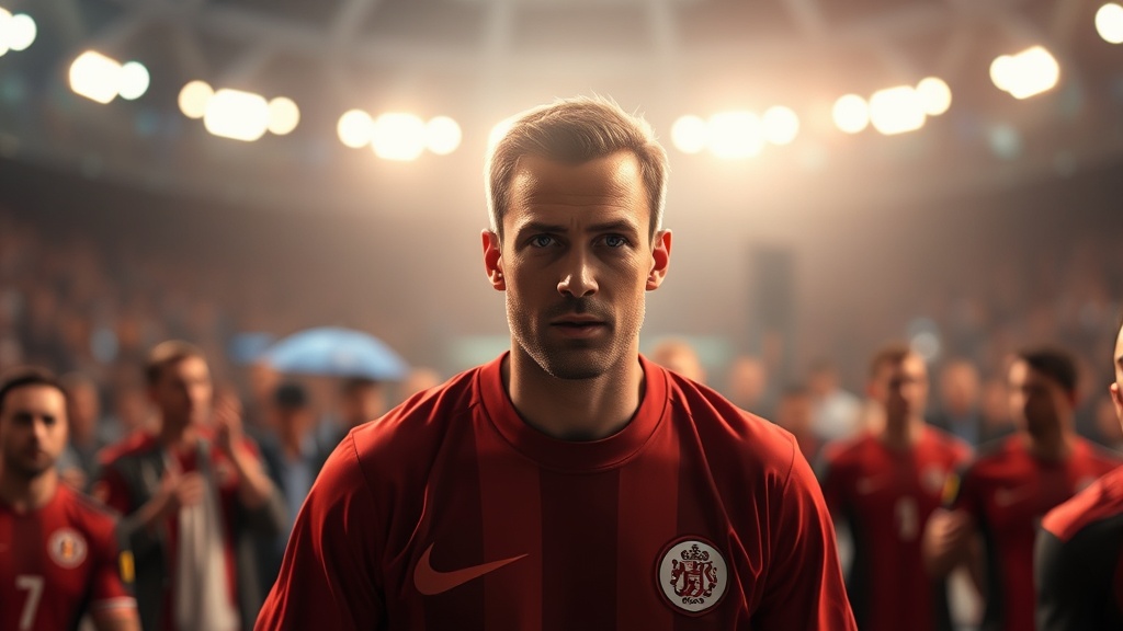AI-generated editorial illustration for: Moment fans in Madrid celebrate World Cup win