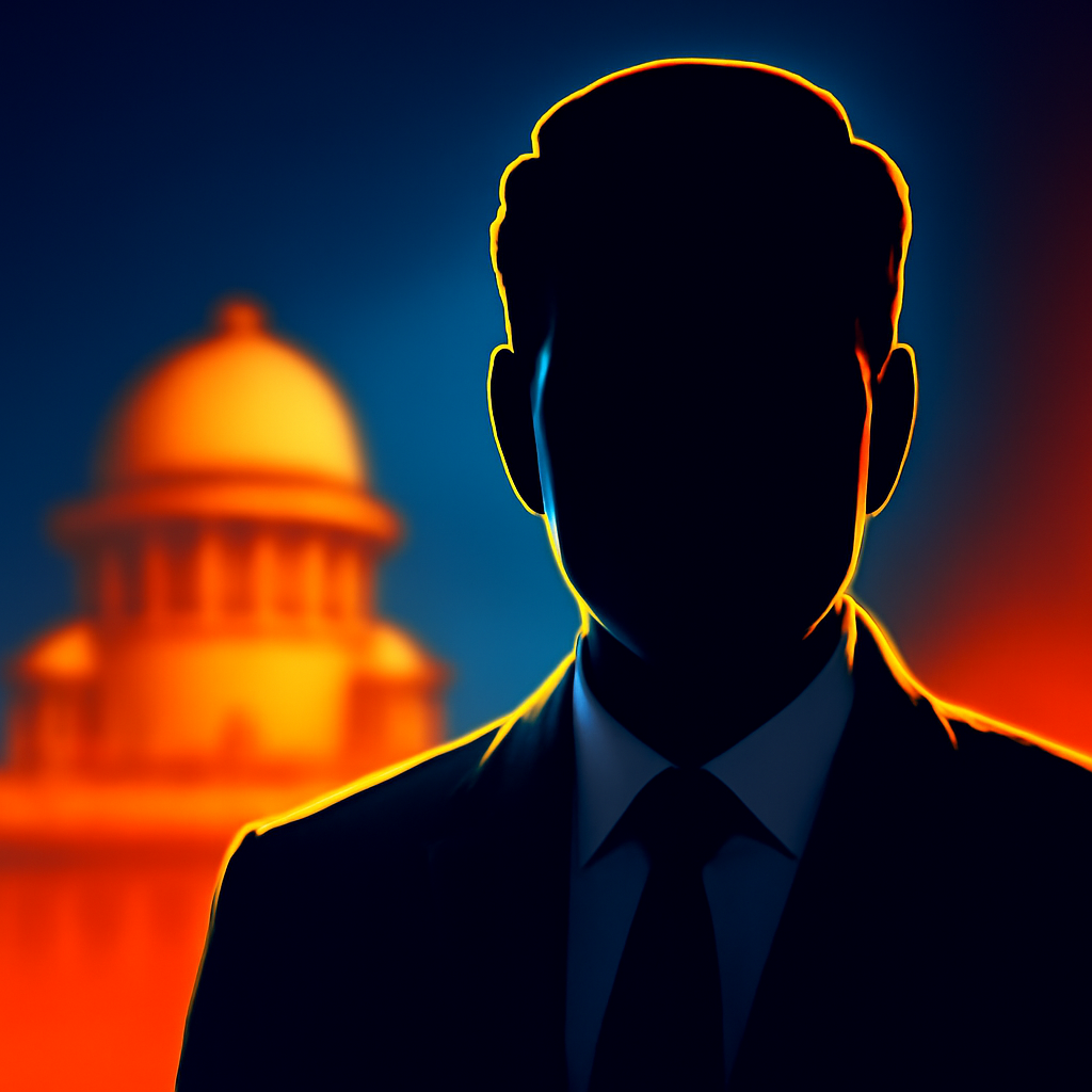 AI-generated editorial illustration for: राम मंदिर चढ़ावा चोरी केस: नई SIT के लिए SC में इन 3 IPS के नाम देगी योगी सरकार