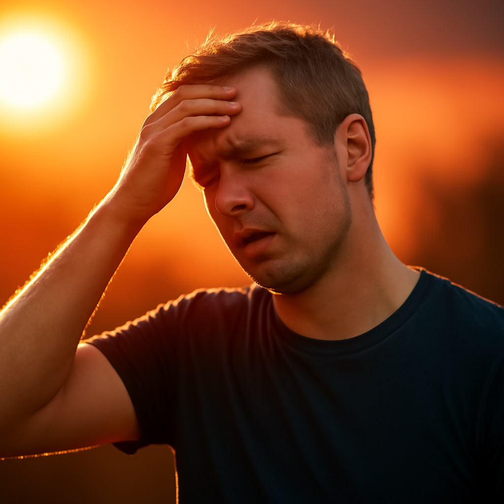 AI-generated editorial illustration for: Another UK heatwave looms after cooler end to weekend